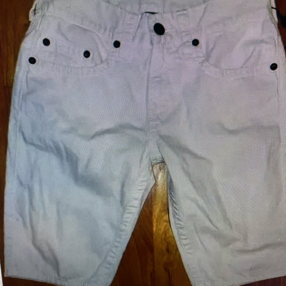 NWT True Religion Mens White Jean Denim Shorts Ricky Shorts 30